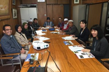 インドネシアのイスラム学校の先生方の訪問がありました。