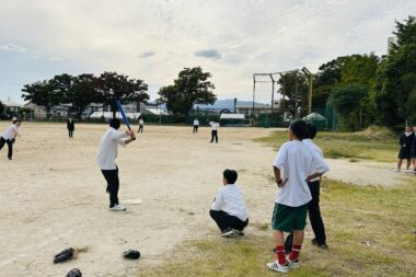 １年リョッカーズ　ソフトボールをしました