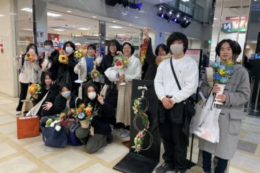 フラワーアレンジメントのコンテストに出展しました