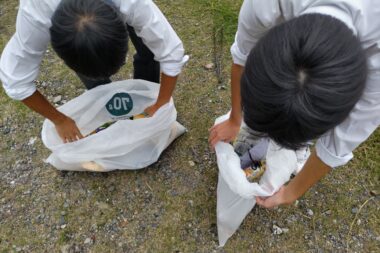 ゴミ拾い（調査）