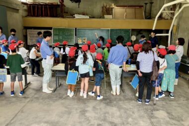 北豊島小学校の3年生との合同実習